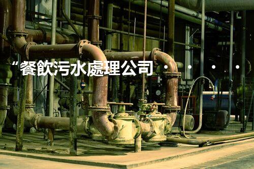 “餐飲污水處理公司，綠色守護(hù)，凈享美味以后”